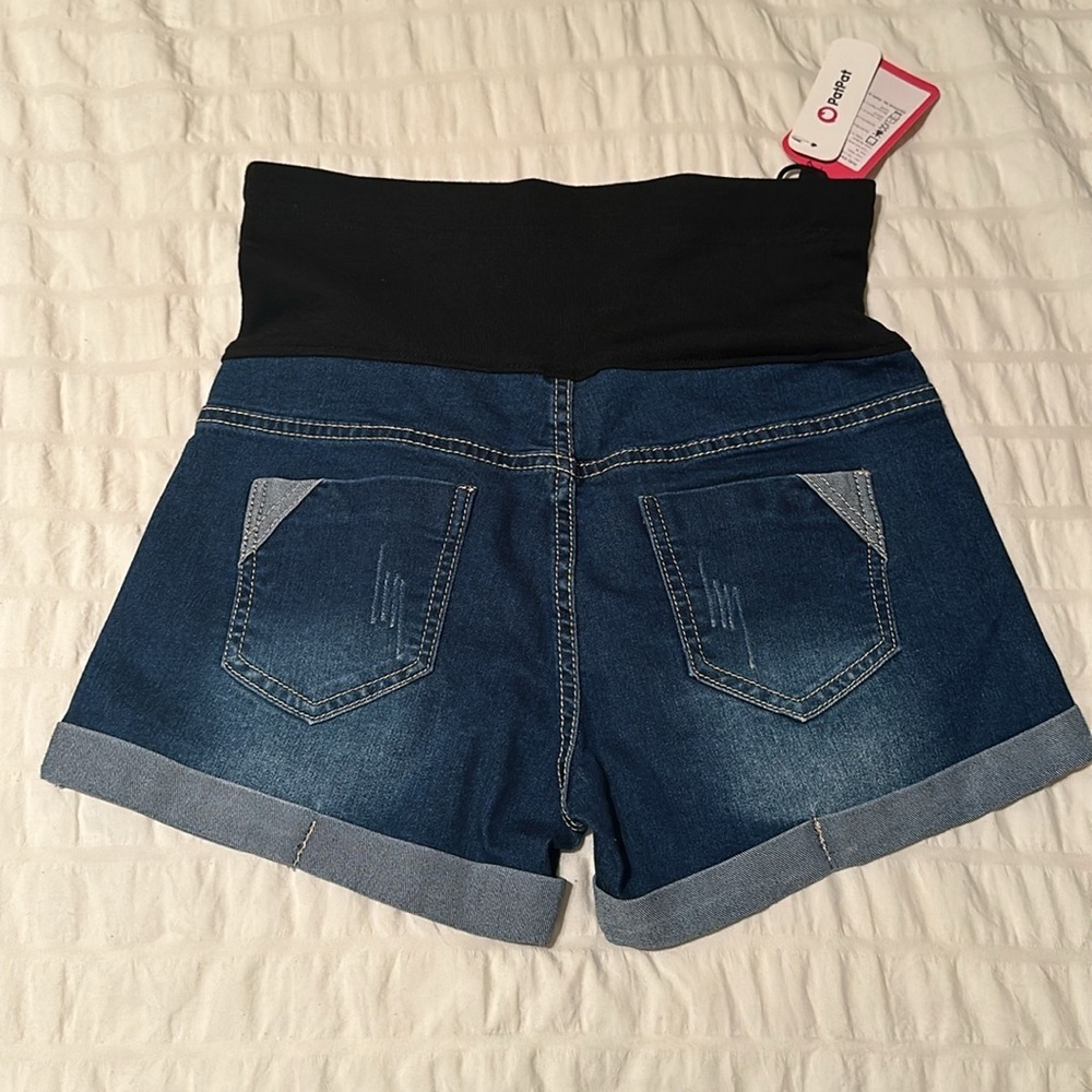 Patpat Jean maternity shorts size medium - Picture 5 of 5